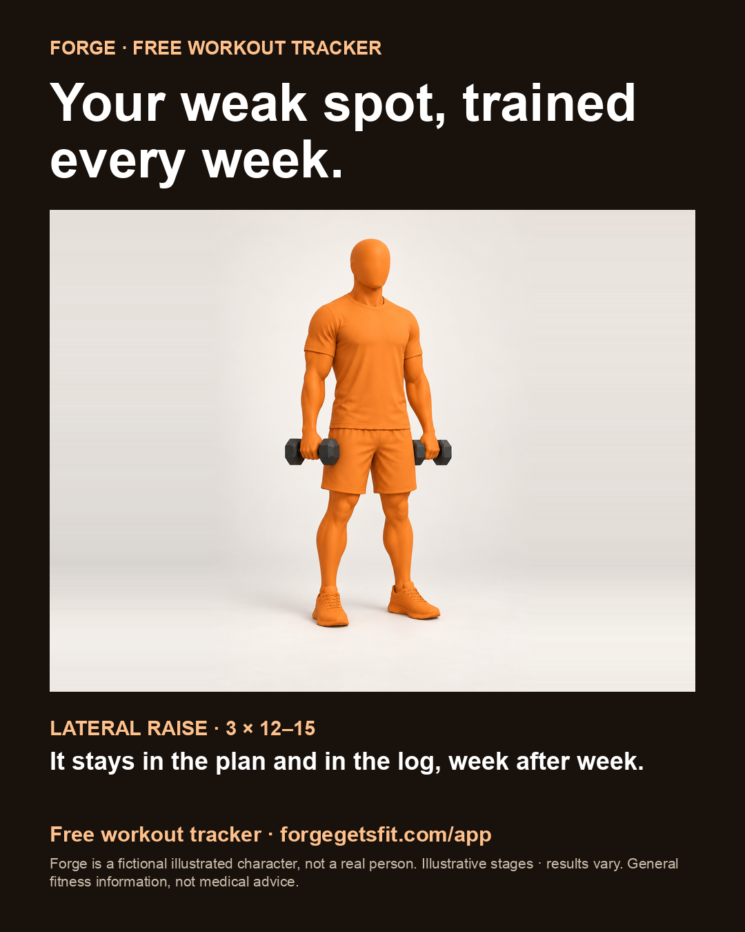 Your weak spot, trained every week.